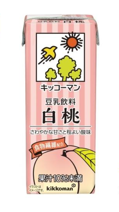 Kikoman White Peach Soy Milk 200ML