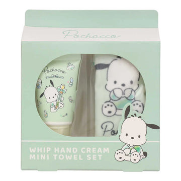 Sanrio co-branded Hand Cream & Hand Towel Set Pochacco