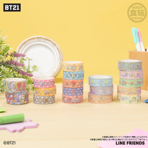 万代 BT21 美纹纸胶带 食玩