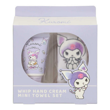 Sanrio co-branded Hand Cream & Hand Towel Set Kuromi