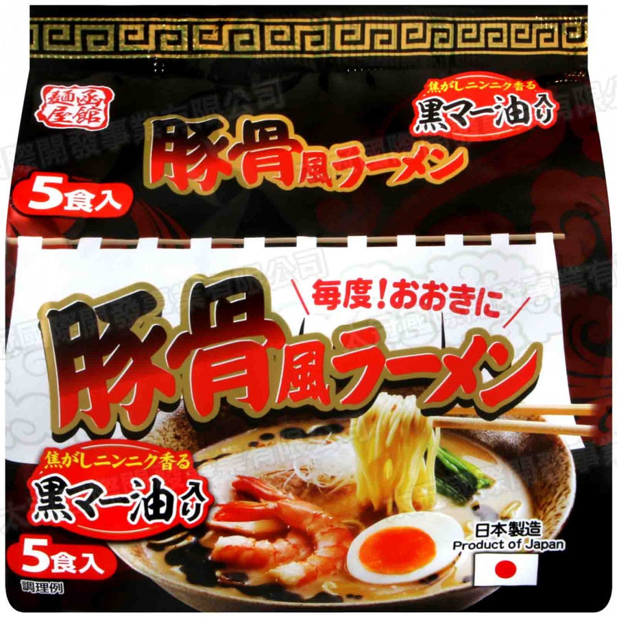 函馆麺屋 黑麻油猪骨拉面 5P 