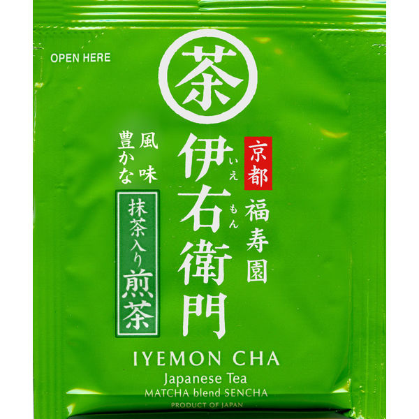 IYEMON SENCHA WITH MATCHA TEA BAG 40G