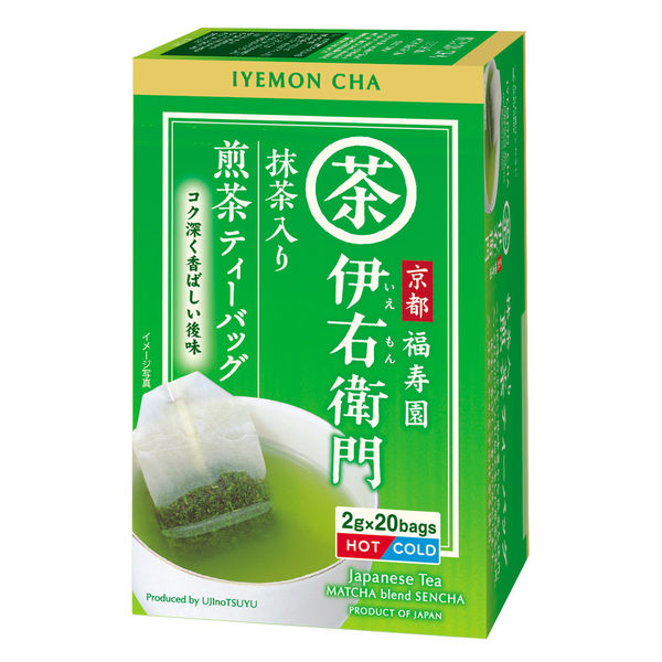 IYEMON SENCHA WITH MATCHA TEA BAG 40G