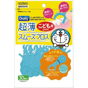 Ebisu Daily Ultra Thin Smooth Floss I'm Doraemon 30 Pieces