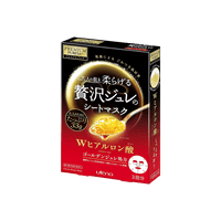 UTENA Premium Puresa Golden Jelly(GELEE) Mask Hyaluronic Acid 3sheets