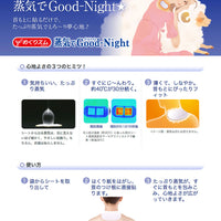 Kao MegRhythm Steam Goodnight Unscented 12 sheets