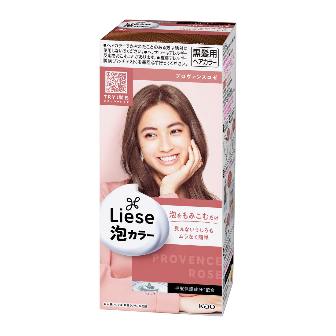 花王 Liese Prettia 泡泡染发剂 普罗旺斯玫瑰 LAW2 