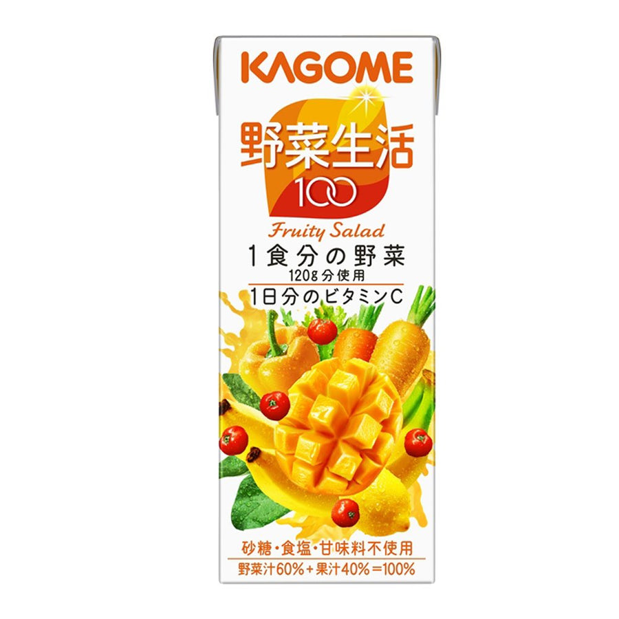 Kagome vegetable life 100 mango salad 200ml