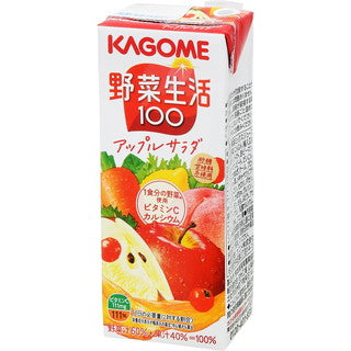 Kagome vegetable life 100 apple salad 200ml