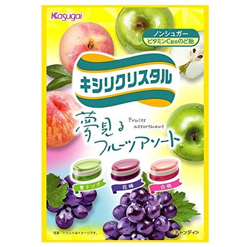 KASUGAI Xylicrystal Fruits Assort Cough Drops 67g