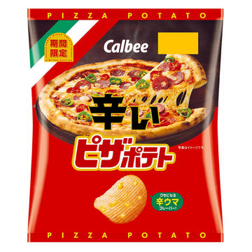 CALBEE SPICY PIZZA POTATO CHIPS 60G