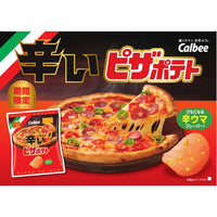 CALBEE SPICY PIZZA POTATO CHIPS 60G