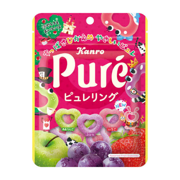 Kanro Pure Ring Gummy 63G