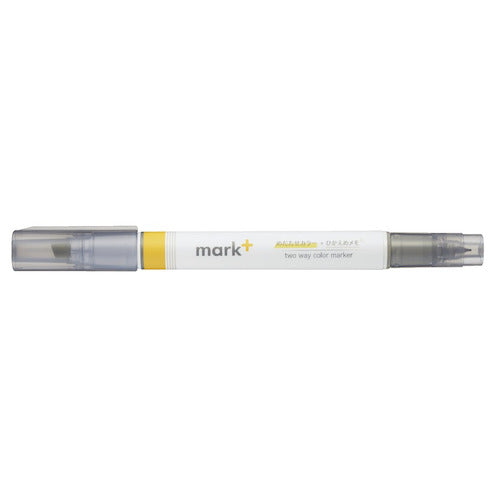 Double Ended Marker Pen Gray PM-MT201YM Yellow/Gray [2]