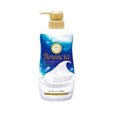 日本 COW牛乳石碱 BOUNCIA 牛奶花香沐浴露 480ml