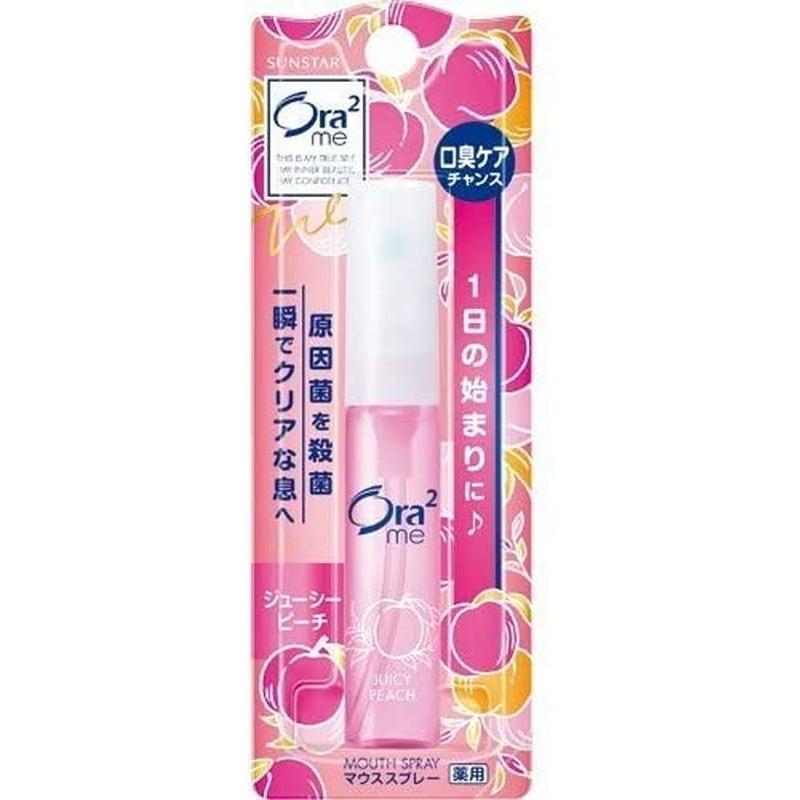 SUNSTAR Ora2 BREATH FINE MOUTH SPRAY 6ML Juicy Peach