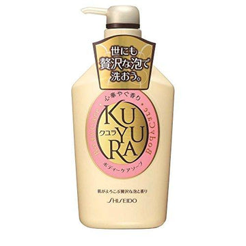 资生堂 KUYURA 可悠然沐浴露 粉色 花果幽雅清香 550ml