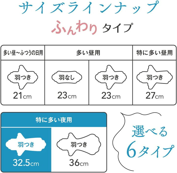 大王Elis 爱丽丝 新素肌全棉卫生巾 量多夜用型325mm