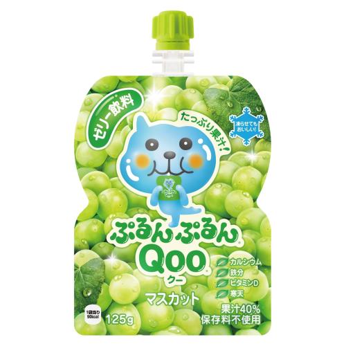 COCA COLA QOO JELLY DRINK MASCUT POUCH 125G