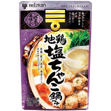 Mizkan delicious local chicken salt chanko nabe soup straight 750g