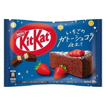 Kitkat Mini Wafer Strawberry Gateau Chocolate 10P