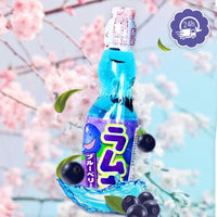 Hatakosen Ramune Soda Blueberry Flavour 200ml