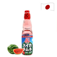 HATAKOSEN Watermelon Flavoured Ramune (Marble) Soda 200ml