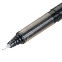 Pilot V5 Hi-Tecpoint 液体墨水圆珠笔 0.5 毫米笔尖 0.3 毫米线条 黑色