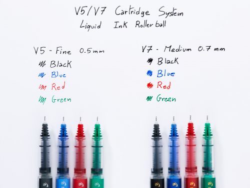 Pilot V5 墨芯中性笔 细线 黑色