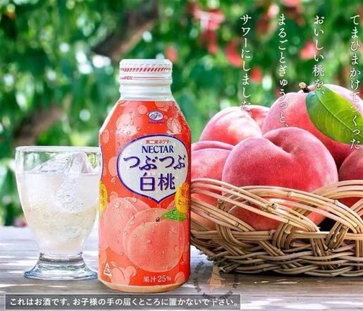 FUJIYA NECTAR WHITE PEACH 380G