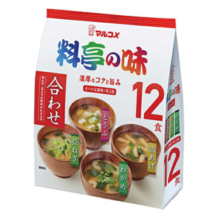 丸子目料亭味噌汤 12P 260G 