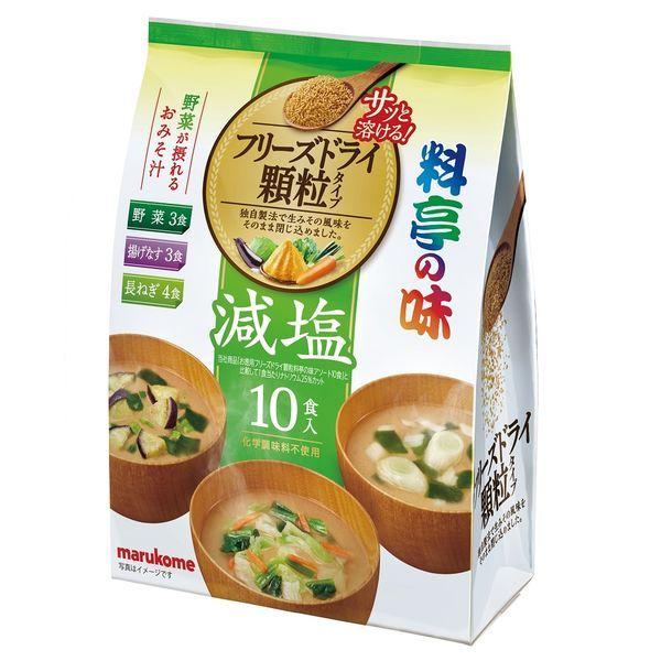 Marukome Freeze-dried Granules Ryotei No Aji Miso Soup Assorted Low Salt
