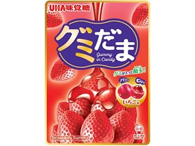 UHA Mikakuto Gummy Dama Strawberry 55g