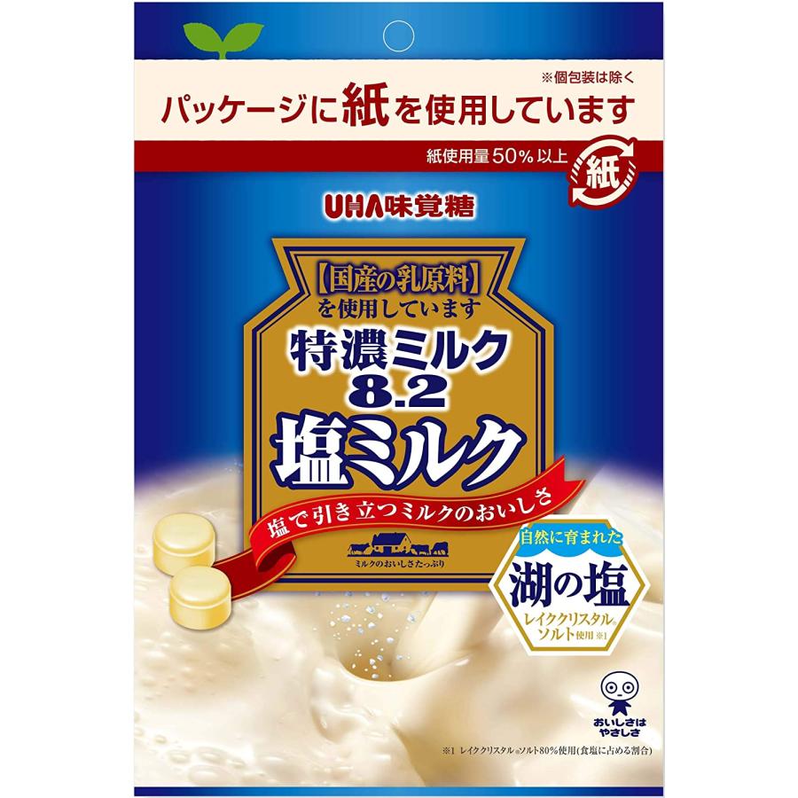 UHA Tokuno Milk 8.2 Salt Candy 75g