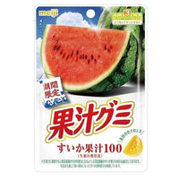 Meiji fruit juice gummy watermelon 54g