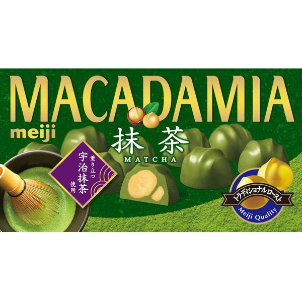 Meiji Macadamia Chocolate Matcha