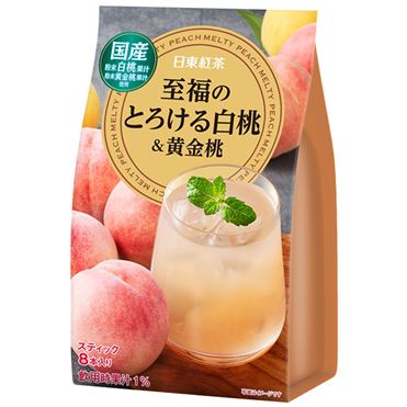 NITTOU JUICE WHITE PEACH 8PCS