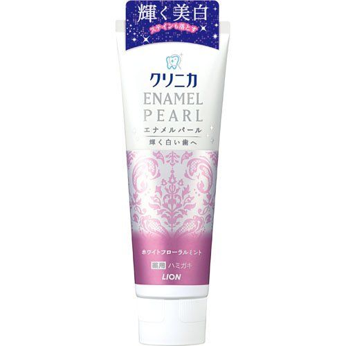 LION CLINICA Enamel Pearl Whitening Toothpaste (White Floral Mint)