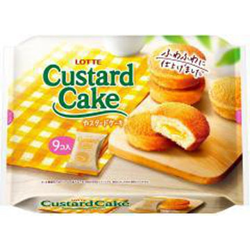 Lotte Custard Cake Party Pack (9 pieces)