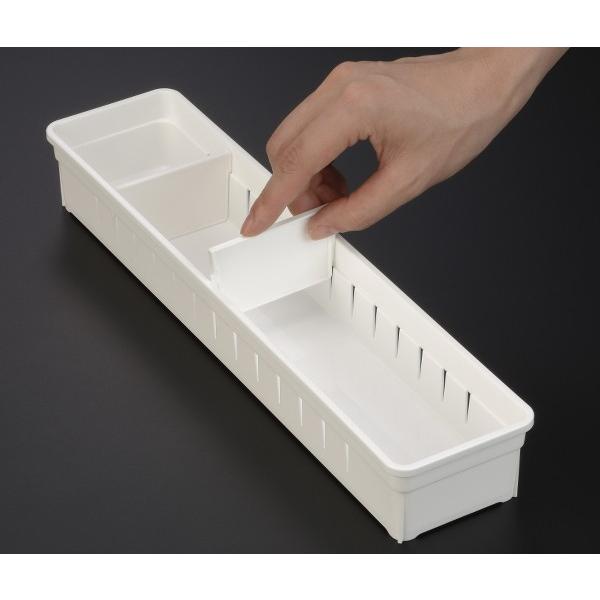 INOMATA Kitchen Tray Slim White