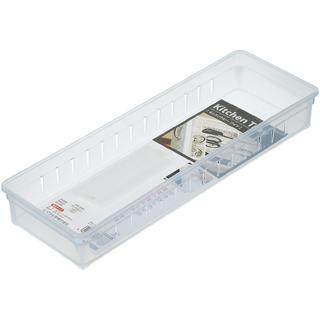 INOMATA Kitchen Tray Wide Clear