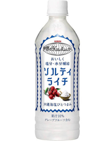 KIRIN Juicy Litchi & Okinawa Sea Salt Soft Drink 500ml