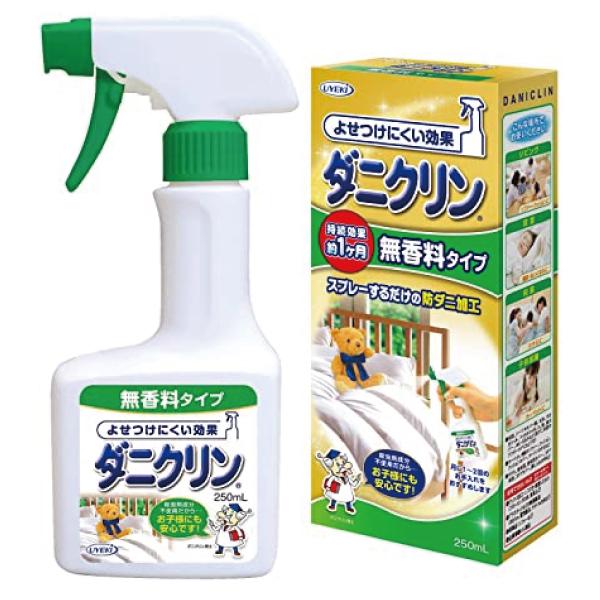 UYEKI Mite Countermeasure Spray Daniclin Unscented Type 250mL