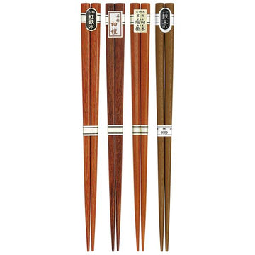 CHOPSTICKS NATURAL WOOD ASSORTED 22.5 CM