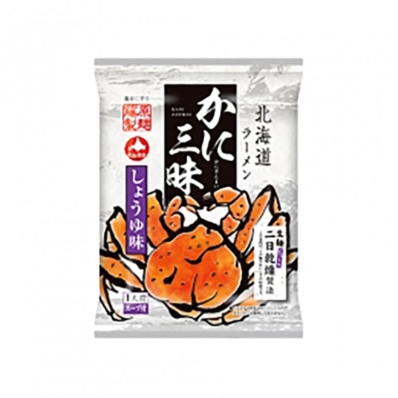 FUJIWARA SEIMEN Hokkaido Ramen Kani Sanmai Soy Sauce Flavor