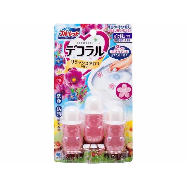 Kobayashi Bluelet Decoral Relax Aroma Fragrance 7.5g x 3 Bottles