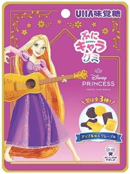 UHA Mikakuto 50g Puni Chara Gummy Disney Princess