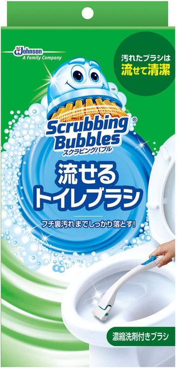 Johnson Scrubbing Bubbles Shut Flushable Toilet Brush