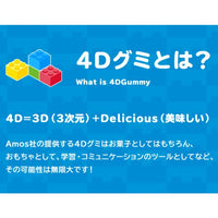 KANRO Amos 4D Gummy Blocks 72g