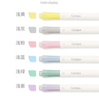 KOKUYO WSG-PMW102-6S Soft color double-ended highlighter pen 6 colors set